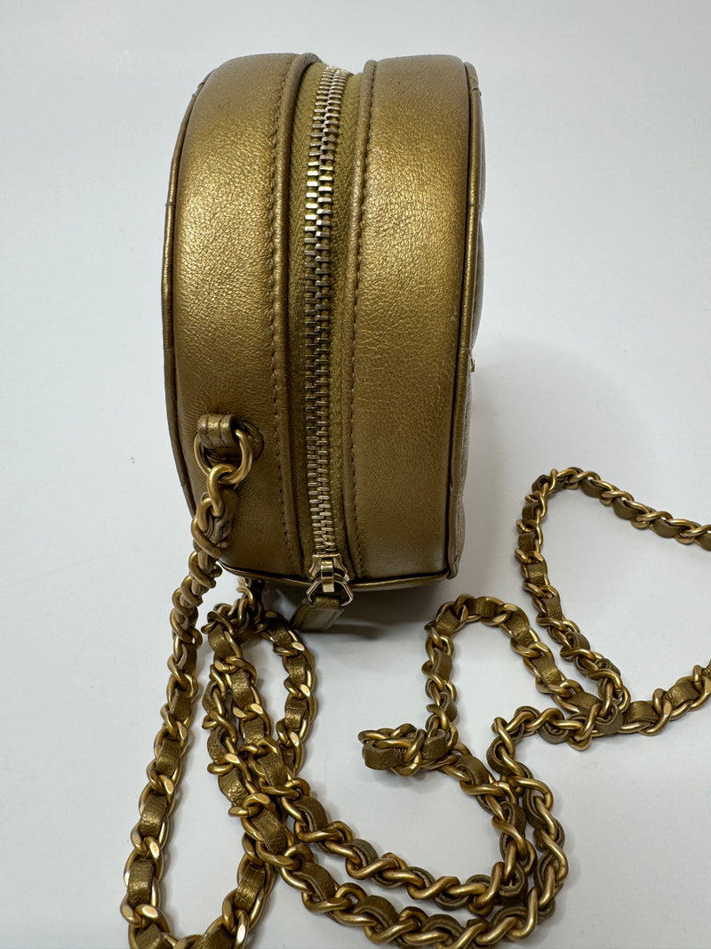 Chanel Gold Charm Vanity Bag
