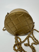 Chanel Gold Charm Vanity Bag