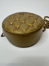 Chanel Gold Charm Vanity Bag
