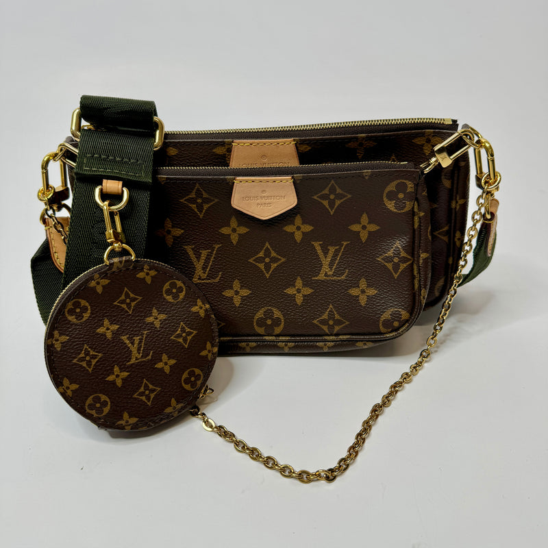Louis Vuitton Multi Pochette Accessories With Khaki Strap