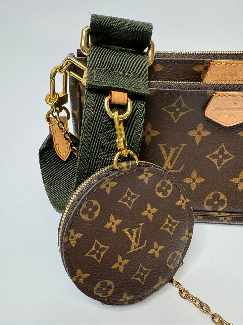 Louis Vuitton Multi Pochette Accessories With Khaki Strap