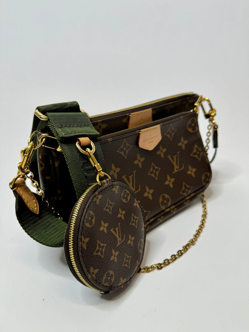 Louis Vuitton Multi Pochette Accessories With Khaki Strap
