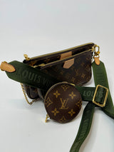 Louis Vuitton Multi Pochette Accessories With Khaki Strap
