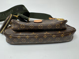 Louis Vuitton Multi Pochette Accessories With Khaki Strap