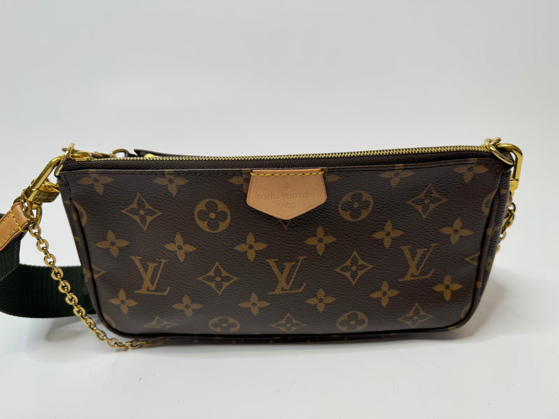 Louis Vuitton Multi Pochette Accessories With Khaki Strap