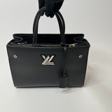 Louis Vuitton Black Epi Leather Twist Tote Bag