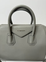 Givenchy Medium Antigona In Grained Grey Leather