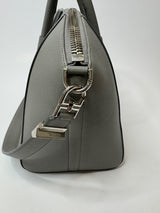 Givenchy Medium Antigona In Grained Grey Leather