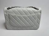 Chanel White Caviar Leather Jumbo Classic Double Flap