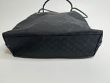 Gucci Black Canvas Shoulder Bag