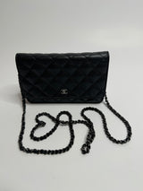 Chanel Wallet On Chain In Black Caviar Leather