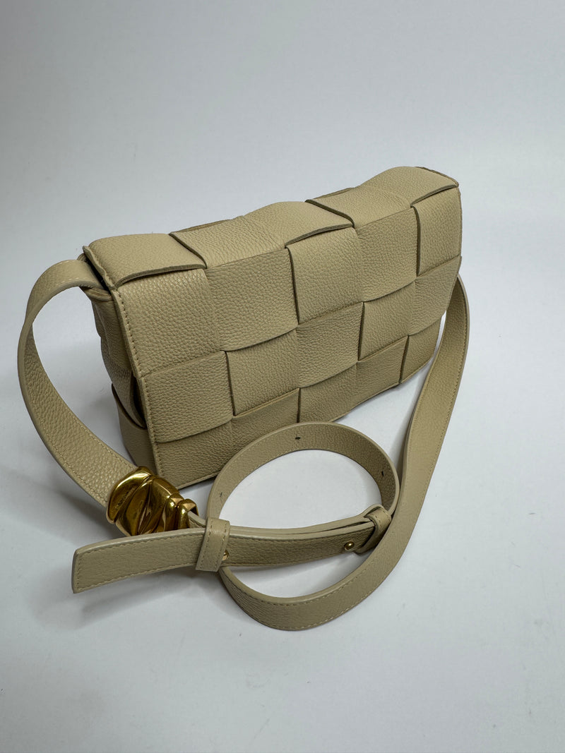 Bottega Veneta Cassette Intrecciato Leather Cross-body Bag