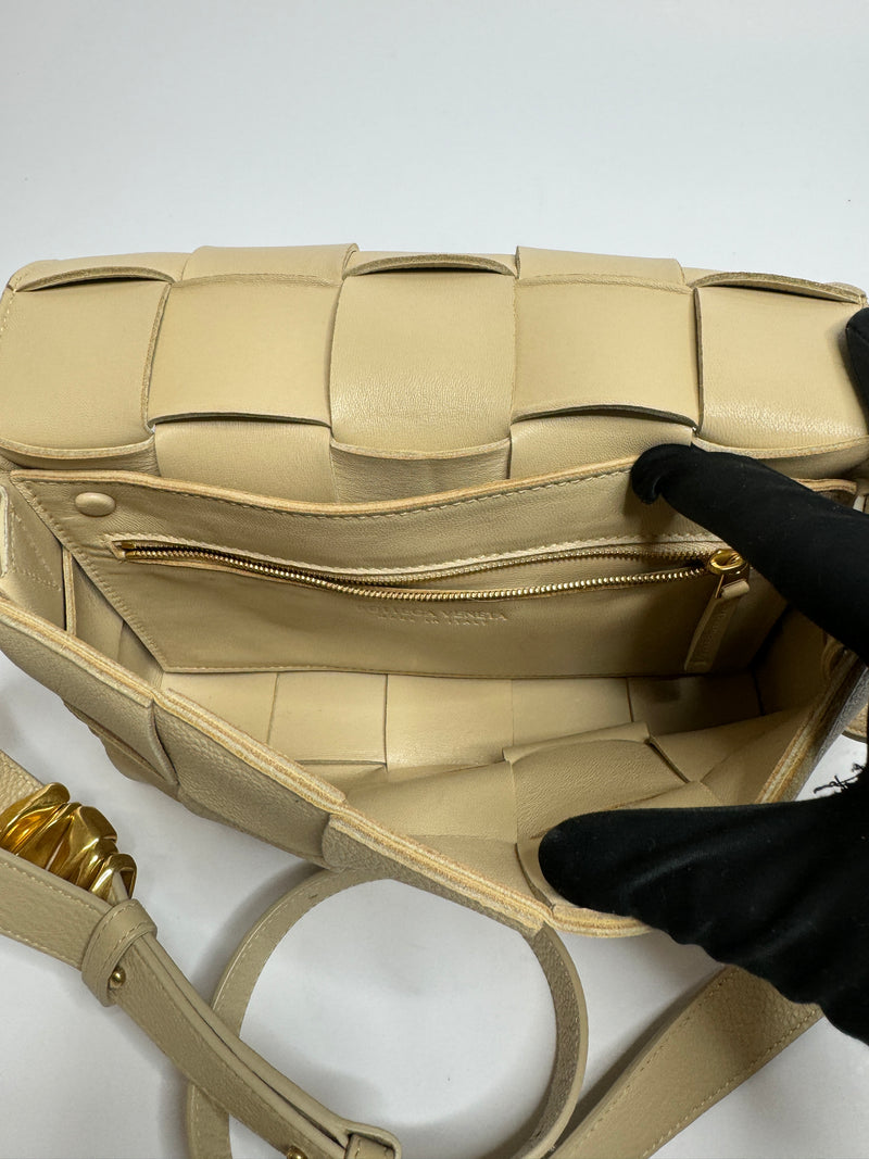Bottega Veneta Cassette Intrecciato Leather Cross-body Bag