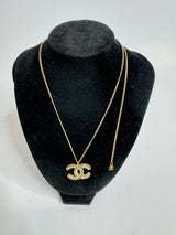 Chanel Pearl CC Pendant Necklace