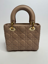 Christian Dior Small Lady Dior My ABCDIOR  In Blush Cannage