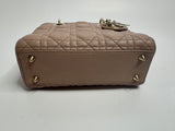 Christian Dior Small Lady Dior My ABCDIOR  In Blush Cannage