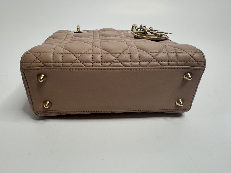 Christian Dior Small Lady Dior My ABCDIOR  In Blush Cannage