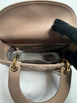 Christian Dior Small Lady Dior My ABCDIOR  In Blush Cannage