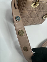 Christian Dior Small Lady Dior My ABCDIOR  In Blush Cannage