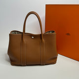 Hermès Garden Party 36 Bag In Gold