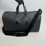 Gucci Black Supreme Duffle Bag