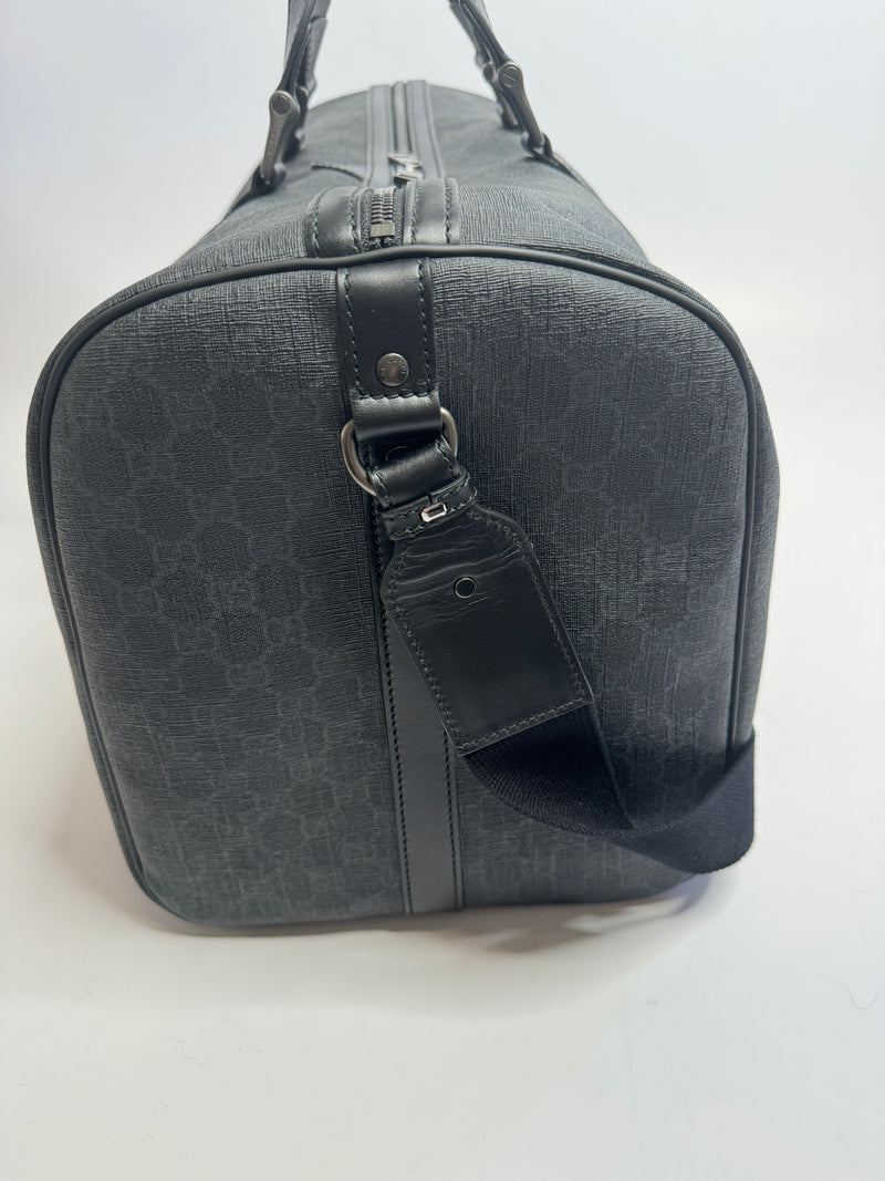 Gucci Black Supreme Duffle Bag