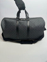 Gucci Black Supreme Duffle Bag