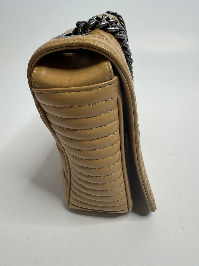 Chanel Beige Flap Bag