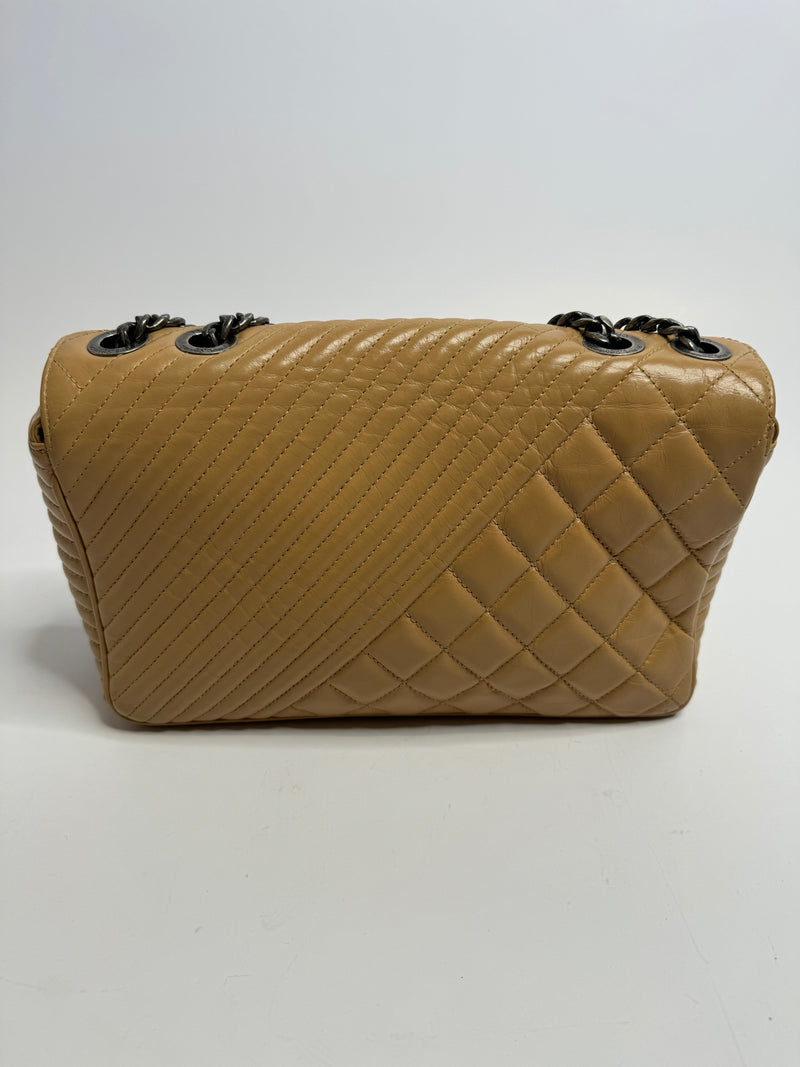 Chanel Beige Flap Bag