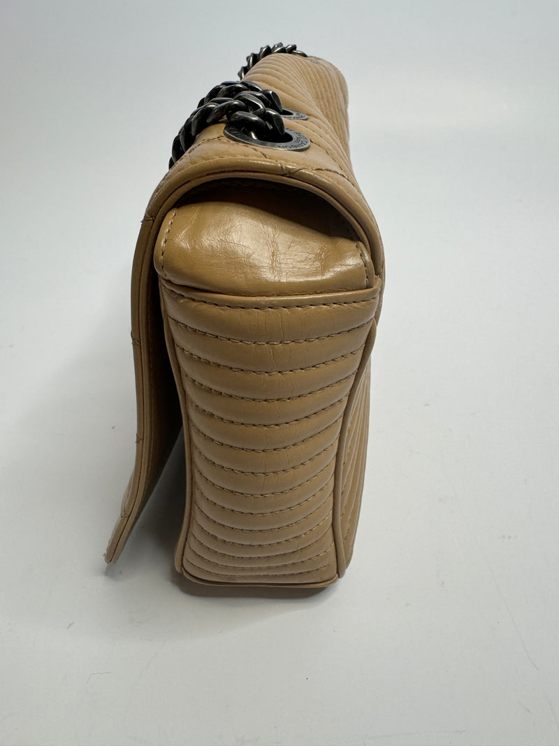 Chanel Beige Flap Bag