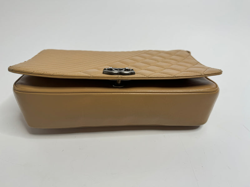 Chanel Beige Flap Bag