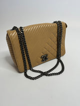 Chanel Beige Flap Bag