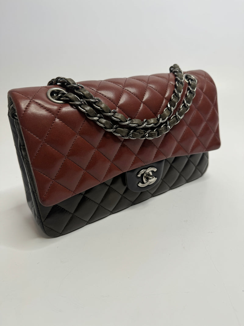 Chanel Medium Tri Colour Classic Double Flap