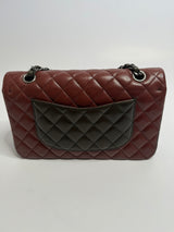 Chanel Medium Tri Colour Classic Double Flap