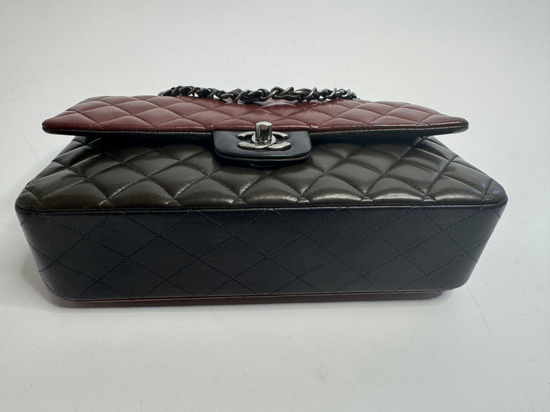Chanel Medium Tri Colour Classic Double Flap