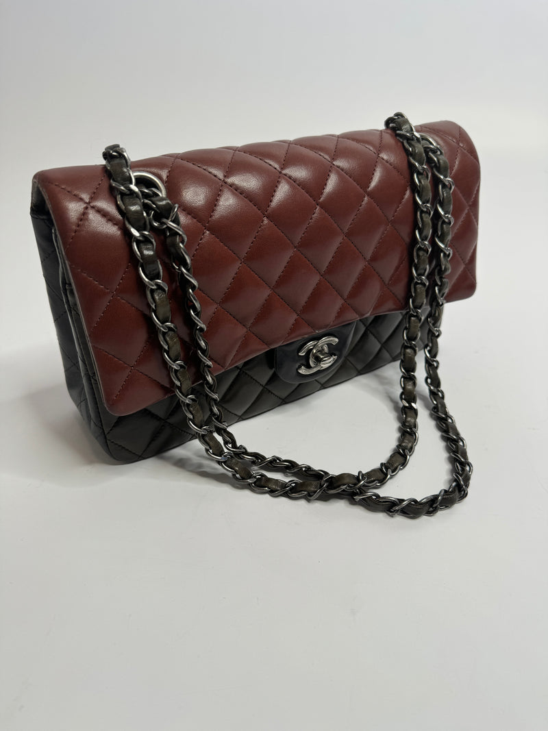 Chanel Medium Tri Colour Classic Double Flap