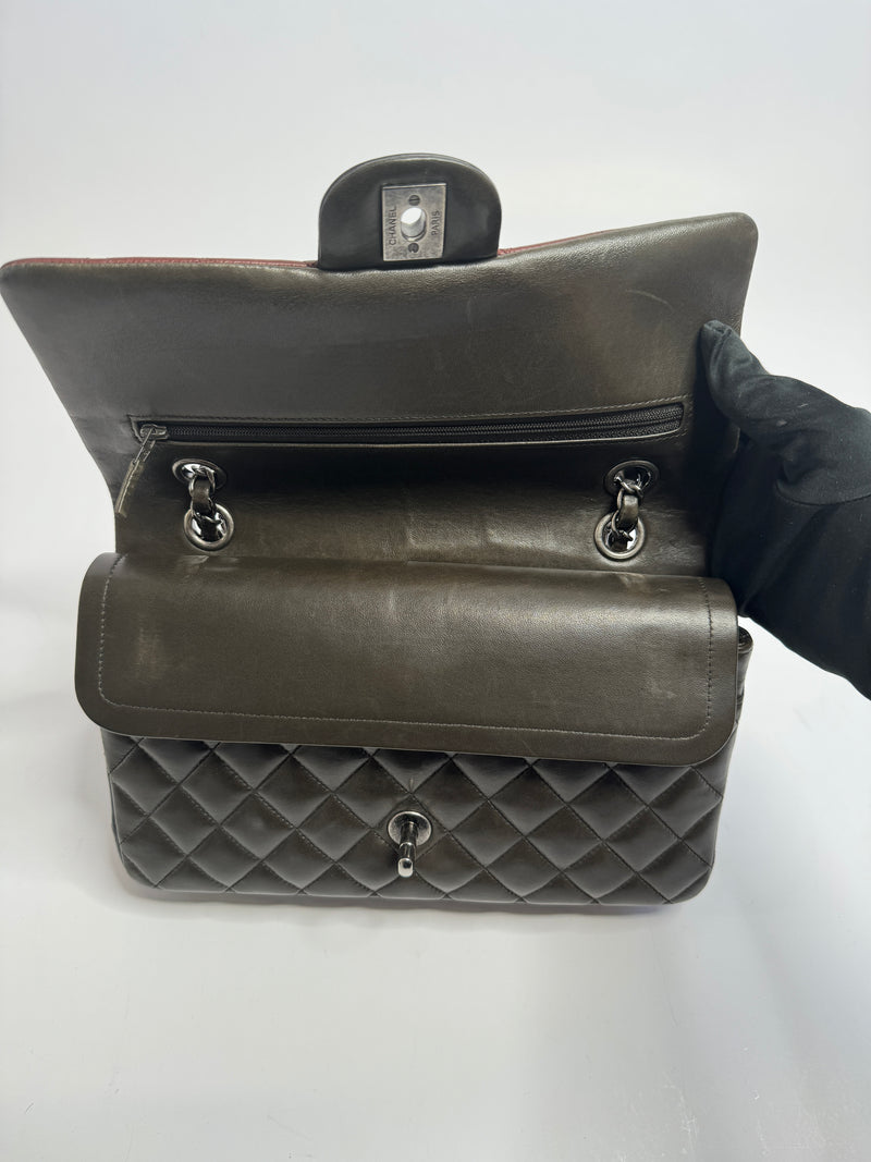 Chanel Medium Tri Colour Classic Double Flap