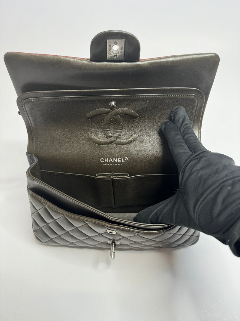 Chanel Medium Tri Colour Classic Double Flap