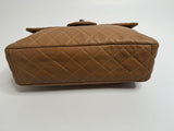 Chanel Caramel Maxi Single Flap Bag