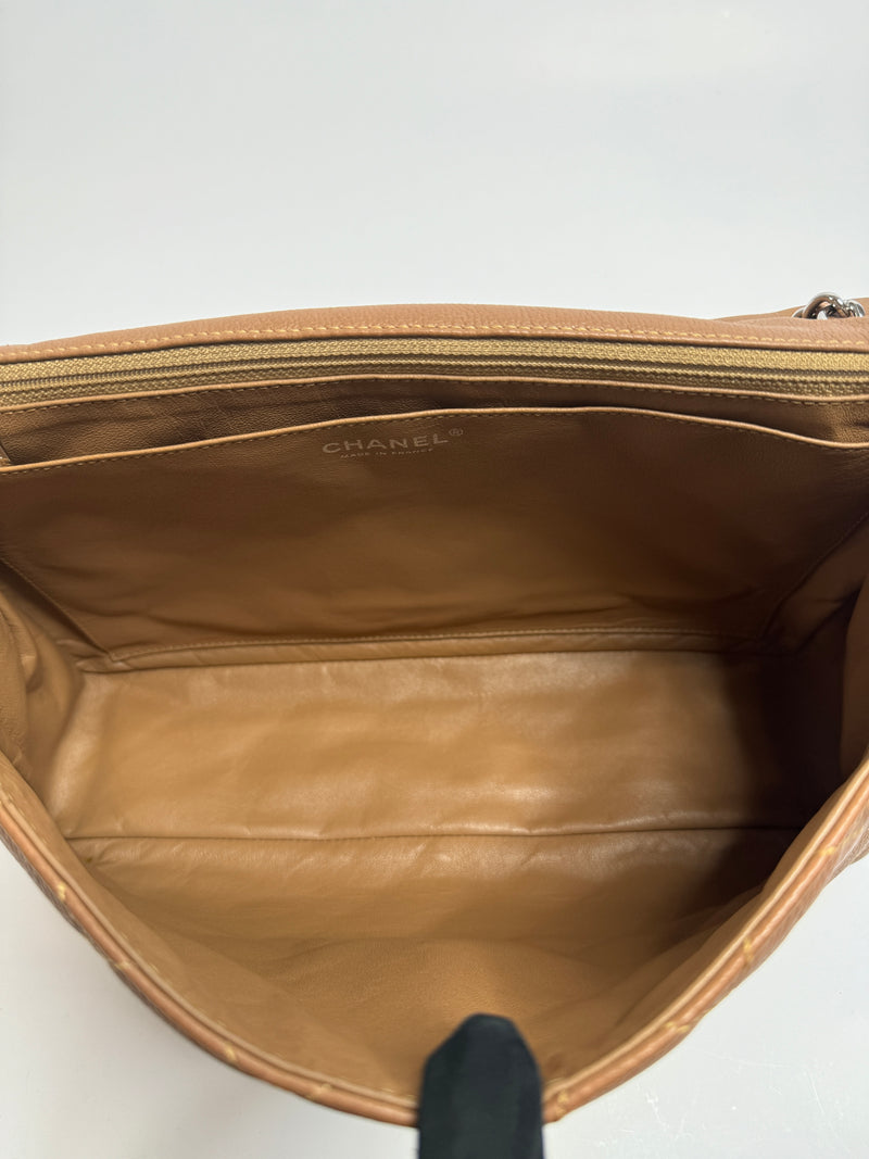Chanel Caramel Maxi Single Flap Bag