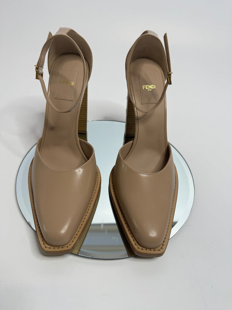 Fendi FF Court Heels (Size 39 / UK 6)