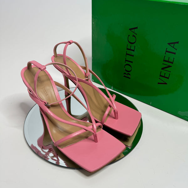 Bottega Veneta Pink Leather Sandals (Size 39/UK 6)