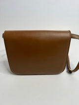 Celine Classic Box Bag In Smooth Tan Leather