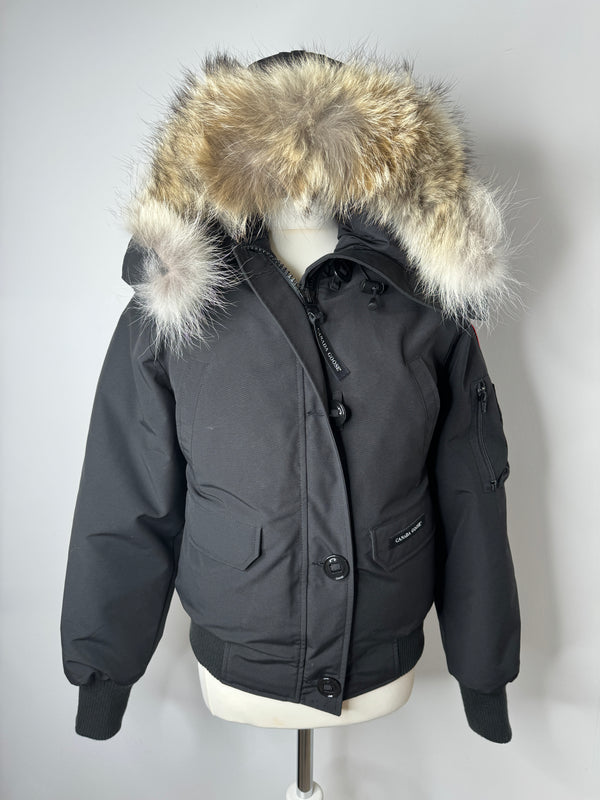 Canada Goose Black Bomber Jacket (Size M)