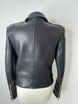 Balmain Leather Jacket (Size 40/UK 10)