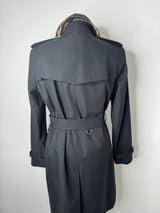 Burberry Black  Kensington Heritage Trench Coat (Size IT44 / UK 12)