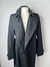 Burberry Black  Kensington Heritage Trench Coat (Size IT44 / UK 12)