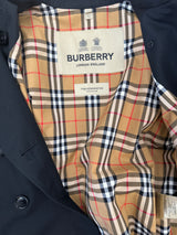 Burberry Black  Kensington Heritage Trench Coat (Size IT44 / UK 12)