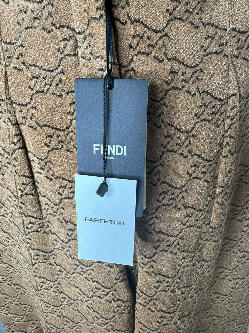 Fendi Jacquard Trousers (Size 40 / UK 10)
