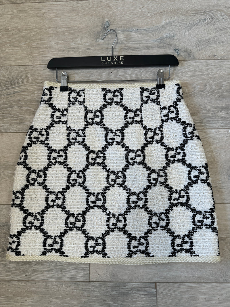 Gucci Tweed Skirt  ( Size  42/ UK 10 )